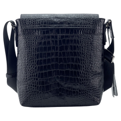 Сумка чоловіча шкіряна Bond Non 1317-356 чорна