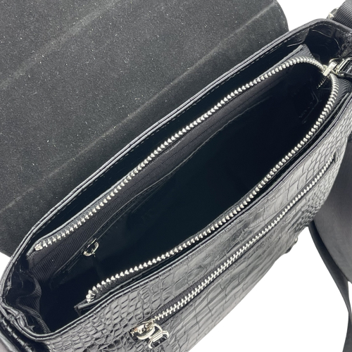 Сумка чоловіча шкіряна Bond Non 1317-356 чорна