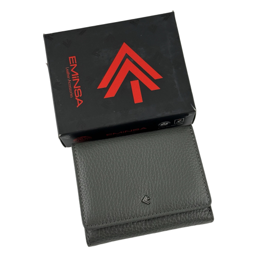 Кошелек женский кожаный Eminsa 2203 18-11 серый