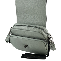 Сумка жіноча шкіряна Tony Bellucci 0619-207 фісташкова