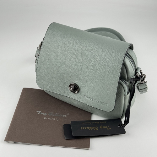 Сумка женская кожаная Tony Bellucci 0619-207 фисташковая