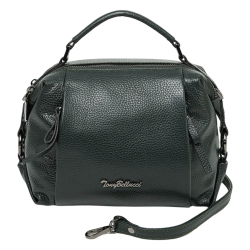 Сумка жіноча шкіряна Tony Bellucci 0308-1005 темно-зелена