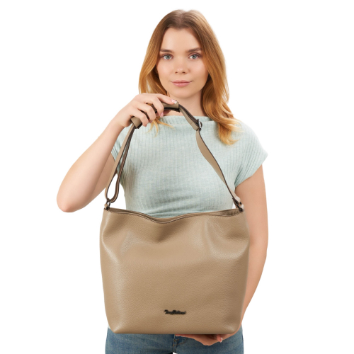 Сумка жіноча шкіряна Tony Bellucci 0721-219 бежева