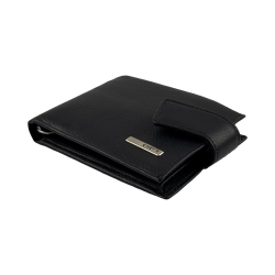 Гаманець-затискач для грошей чоловічий шкіряний Karya 0944-45 чорний