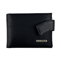 Гаманець-затискач для грошей чоловічий шкіряний Karya 0944-45 чорний