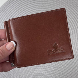 Гаманець-затискач для грошей чоловічий шкіряний Eminsa 1044 19-4