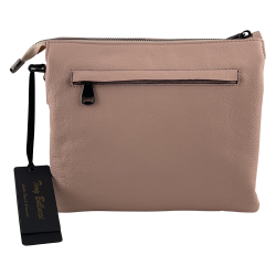 Сумка жіноча шкіряна Tony Bellucci 0077-202 світло-рожева