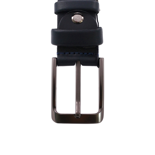 Ремень мужской кожаный Кремень 01357701 125 см Флоренция синий