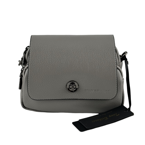 Сумка женская кожаная Tony Bellucci 0619-1031 светло-серая