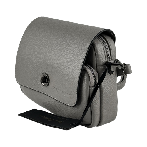 Сумка женская кожаная Tony Bellucci 0619-1031 светло-серая