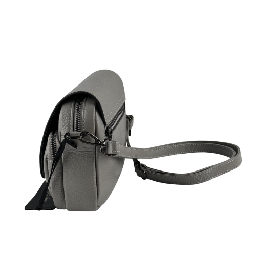 Сумка женская кожаная Tony Bellucci 0619-1031 светло-серая