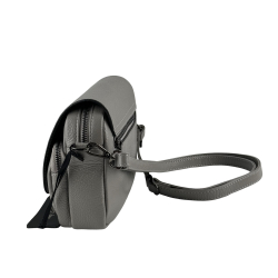 Сумка жіноча шкіряна Tony Bellucci 0619-1031 світло-сіра