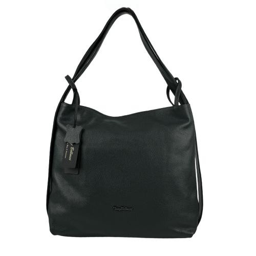 Сумка женская кожаная Tony Bellucci 0342-1005 темно-зеленая