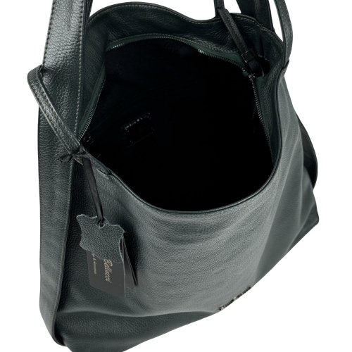 Сумка женская кожаная Tony Bellucci 0342-1005 темно-зеленая