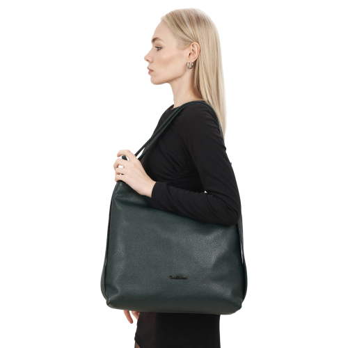 Сумка женская кожаная Tony Bellucci 0342-1005 темно-зеленая