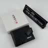 Кошелек-зажим для денег мужской кожаный Karya 0944-53 черный
