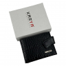 Кошелек-зажим для денег мужской кожаный Karya 0944-53 черный