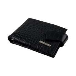 Кошелек-зажим для денег мужской кожаный Karya 0944-53 черный