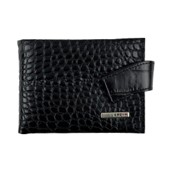 Кошелек-зажим для денег мужской кожаный Karya 0944-53 черный