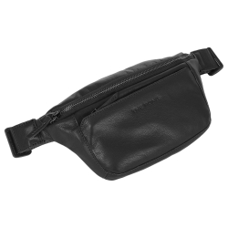 Сумка крос боді чоловіча шкіряна The Bond 1454-1 чорна