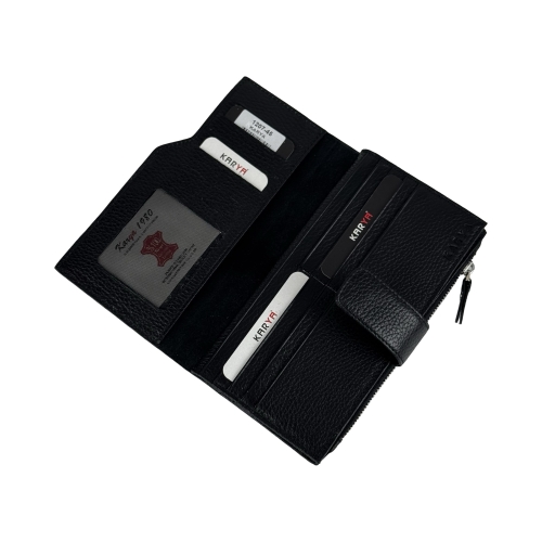 Портмоне чоловіче шкіряне Karya 1207-45 чорне