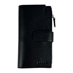 Портмоне чоловіче шкіряне Karya 1207-45 чорне