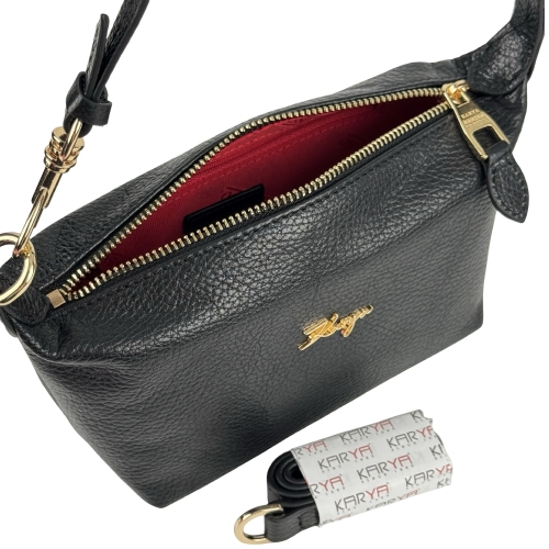 Сумка женская кожаная Karya 2589-45 черная