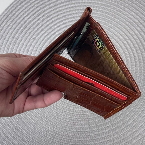 Гаманець-затискач для грошей чоловічий шкіряний Eminsa 1044 4-2