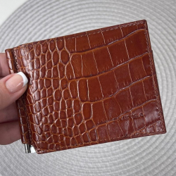 Гаманець-затискач для грошей чоловічий шкіряний Eminsa 1044 4-2