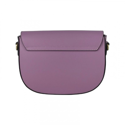 Сумка женская кожаная Genuine Leather 758252 лиловая