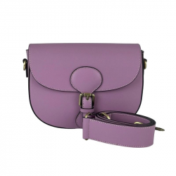 Сумка жіноча шкіряна Genuine Leather 758252 лілова
