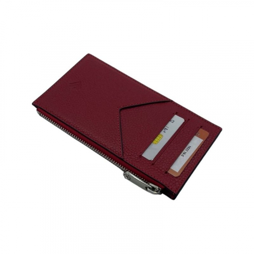 Кошелек картхолдер кожаный Eminsa 1622 18-5 красный