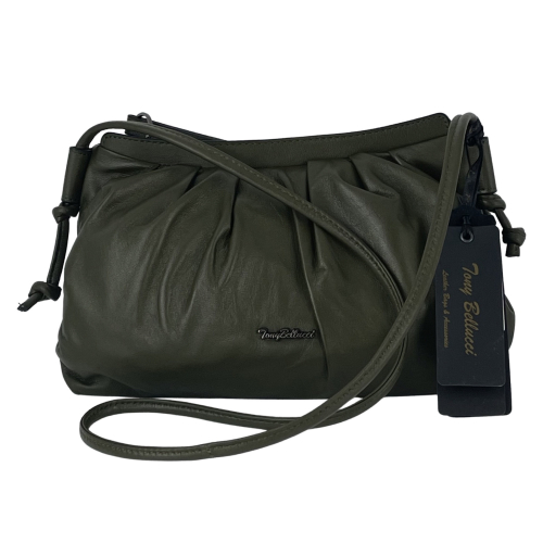 Сумка женская кожаная Tony Bellucci 0567-2011 хаки