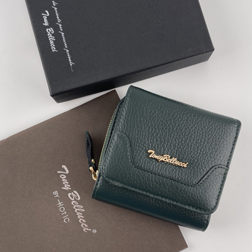 Гаманець жіночий шкіряний Tony Bellucci 864-1005 темно-зелений