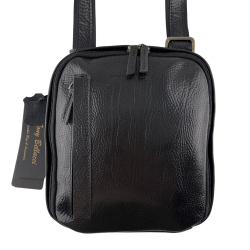 Сумка чоловіча шкіряна Tony Bellucci T5142-893 чорна