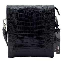 Сумка чоловіча шкіряна Bond Non 1363-356 чорна