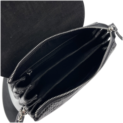 Сумка чоловіча шкіряна Bond Non 1363-356 чорна