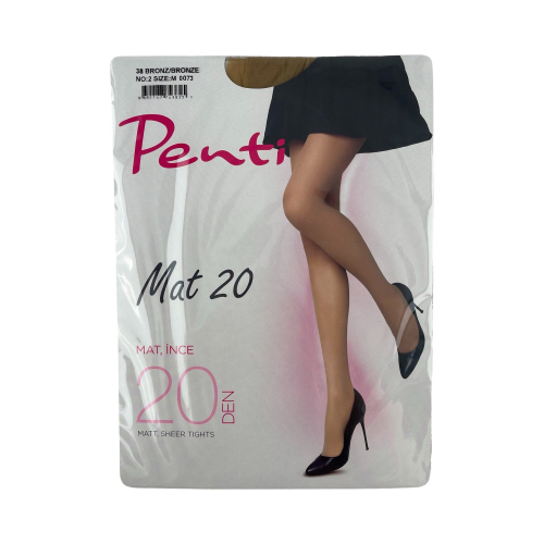 Колготки женские Penti Mat 20 DEN бронза Size 2-M