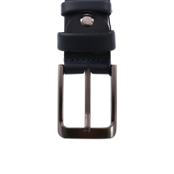 Ремень мужской кожаный Кремень 01357701 130 см Флоренция синий