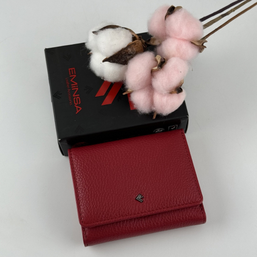 Кошелек женский кожаный Eminsa 2203 18-5 красный