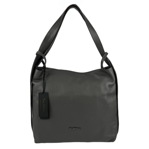 Сумка жіноча шкіряна Tony Bellucci 0342-1032 сіра