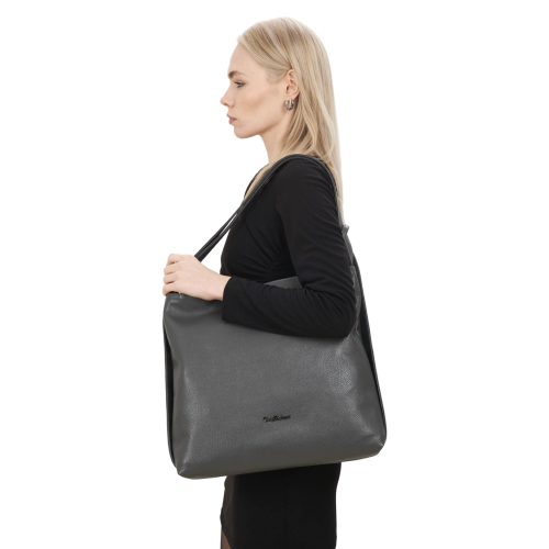 Сумка жіноча шкіряна Tony Bellucci 0342-1032 сіра