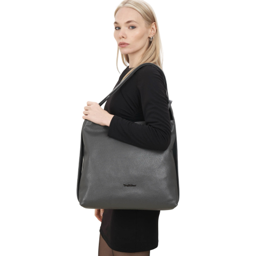 Сумка жіноча шкіряна Tony Bellucci 0342-1032 сіра