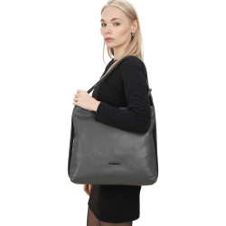 Сумка жіноча шкіряна Tony Bellucci 0342-1032 сіра