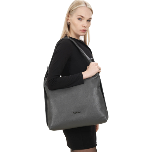 Сумка жіноча шкіряна Tony Bellucci 0342-1032 сіра