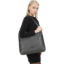 Сумка жіноча шкіряна Tony Bellucci 0342-1032 сіра