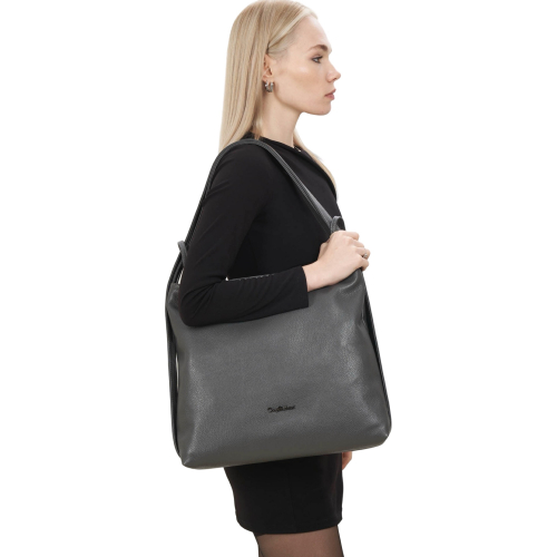 Сумка жіноча шкіряна Tony Bellucci 0342-1032 сіра