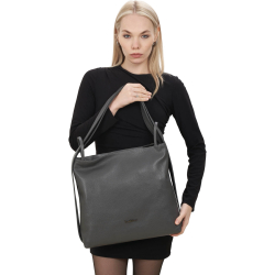 Сумка жіноча шкіряна Tony Bellucci 0342-1032 сіра