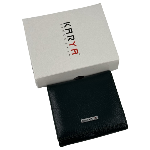 Кошелек женский кожаный Karya 1203-030 темно-зеленый