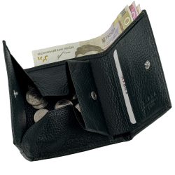 Гаманець жіночий шкіряний Karya 1203-030 темно-зелений